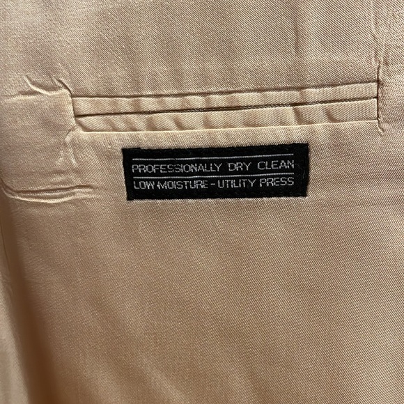 Stafford Cream 2 Button Blazer 42R - Picture 7 of 12